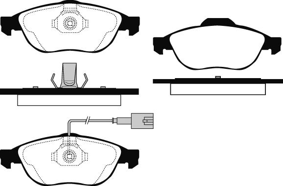 Maxgear 19-0630 - KLOCKI HAM. ALFA P. 156 97-