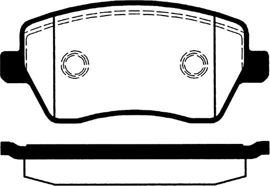 Meyle 025 239 7317 - KLOCKI HAM. RENAULT P. CLIO 05--KANGOO 08- KOŁA 14-SWIFT-MICRA-NOTE-DB CITAN-DOKKER-DUSTER-LOGAN-LODGY-THALIA
