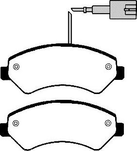 Textar 2446705 - KLOCKI HAM. FIAT P. DUCATO 06-