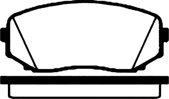 QUARO QP3846 - KLOCKI HAM. MAZDA P. CX-7 07-