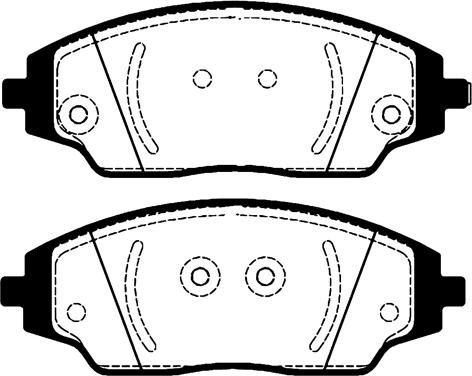 Meyle 025 257 2218 - KLOCKI HAM. CHEVROLET P. AVEO 1.2-1.6 11-