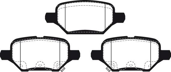 BOSCH 0 986 424 895 - Klocek hamulcowy kpl.