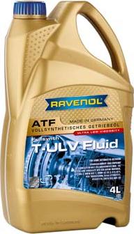 Ravenol 1211146-004-01-999 - OLEJ RAVENOL ATF T-ULV FLUID 4L - G 053 001 A2 - VOLVO 314921173-314921172 - PSA 16 350 560 80 - BMW 83 22 2 413 477 - BMW ATF 7