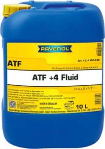 Ravenol 1211100-010-01-999 - OLEJ RAVENOL ATF 4 FLUID 10L SYNT. CHRYSLER-DODGE-PLYMOUTH