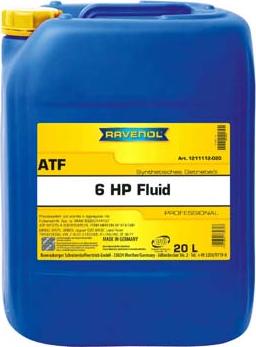Ravenol 1211112-020-01-999 - OLEJ RAVENOL ATF 6HP 20L - VAG G 055 005 - BMW 83220144137