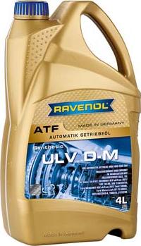 Ravenol 1212108-004-01-999 - OLEJ RAVENOL ATF ULV D-M 4L - AC DELCO 10-4107 - DEXRONR ULV AB-FROM 2017 GM 10L90 - FORD WSS-M2C949-A. GM 19352619