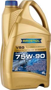 Ravenol 1221101-004-01-999 - OLEJ RAVENOL VSG 75W90 4L API GL4-5 - MB 235.8 - MAN 342 TYP S-1 - VOLVO 97312-97315 - POJAZDY CIĘŻAROWE
