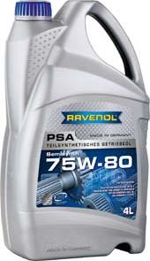 Ravenol 1222100-004-01-999 - OLEJ RAVENOL MTF PSA 75W80 4L API GL4 - B71 2315 - PRZEKŁADNIOWY - PÓŁSYNT.