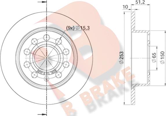 TRW DF4276 - Tarcza hamulcowa
