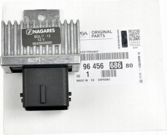 RENAULT 9640469680 - PRZEKAŹNIK ŚWIEC ŻAR. RENAULT 1.5-2.0 DCI 7-PIN