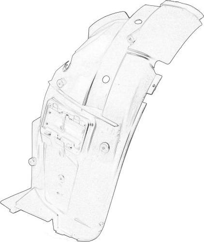 RENAULT 638450844R - Nadkole plastikowe