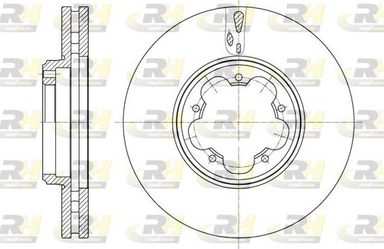 Blue Print ADF124347 - TARCZA HAMULCOWA PRZÓD
