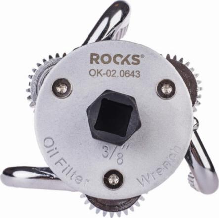 ROOKS OK-02.0643 - KLUCZ TRÓJRAMIENNY DO FILTRÓW OLEJU 70-130. 3-8 1-2