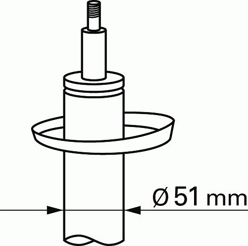 SACHS 313 679 - AMORTYZATOR PRZÓD LEWY