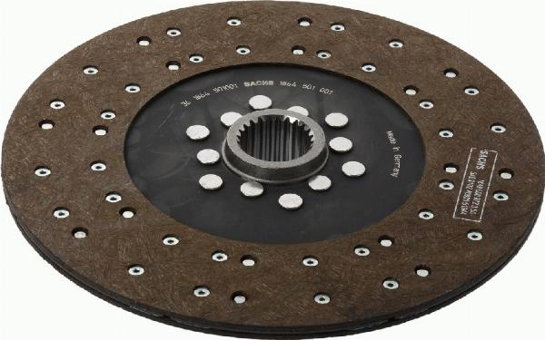SACHS 1 864 501 001 - Tarcza sprzęgła