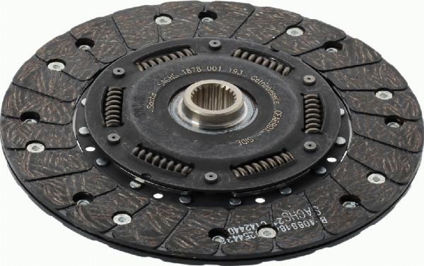 SACHS 1878 001 193 — Tarcza sprzęgła