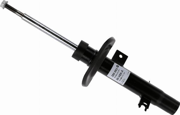 SACHS 350 093 - AMORTYZATOR CITROEN P. C3 III SX 2016. C4 CACTUS 14- PR
