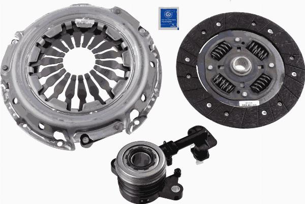 SACHS 3000 990 128 - SPRZEGLO ZESTAW CLIO-DUSTER 1.6 16V 05- -Z WYSP