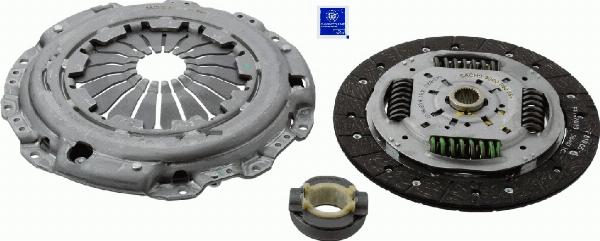 SACHS 3000 950 654 - Zestaw sprzęgieł