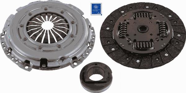 SACHS 3000 951 560 - SPRZĘGŁO KPL. CITROEN C3-C4-BERLINGO 1.6 HDI 05-