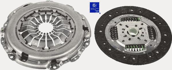 SACHS 3 000 951 777 - SPRZEGLO ZESTAW TRANSIT 1.8TDDI 02- -235