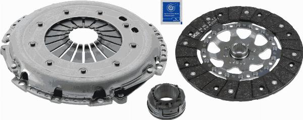 SACHS 3000 970 005 - SPRZĘGŁO KPL. VW A4 1.9 TDI 04-08