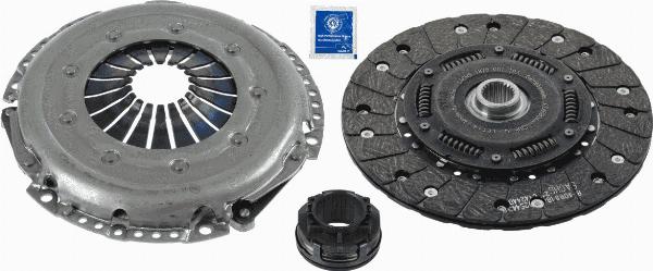 SACHS 3 000 815 001 - SPRZĘGŁO KPL. AUDI A4-A6- VW PASSAT 1.9 TDI 95-01