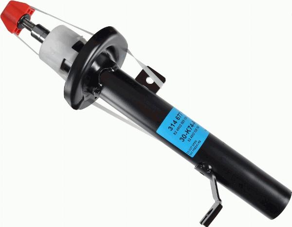 SACHS 314 677 - AMORTYZATOR PRZÓD LEWY