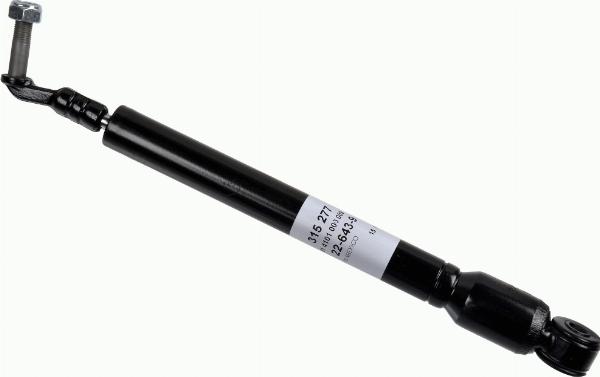 SACHS 315 277 - Amortyzator układu kierowniczego