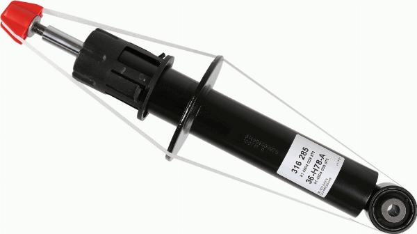 SACHS 316 285 - Amortyzator
