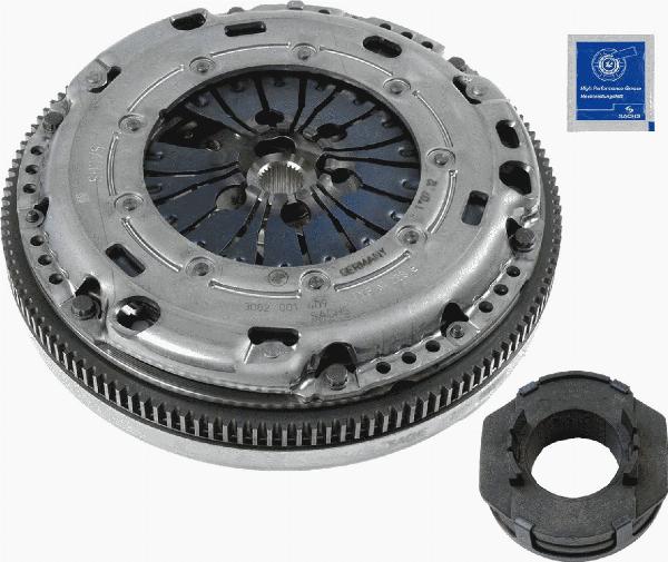 SACHS 2290 601 050 - SPRZĘGŁO KPL. VW CADDY-GOLF VI-PASSAT-JETTA-TOURAN 1.6-2.0 TDI 04- DMF