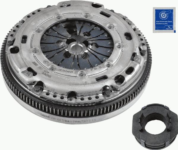 SACHS 2290 601 074 - SPRZĘGŁO KPL. VW GOLF-PASSAT-TOURAN 1.6-2.0 TDI 08- DMF