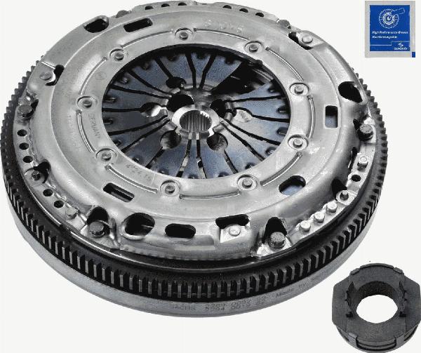 SACHS 2290 602 004 - SPRZĘGŁO KPL. VW CADDY-GOLF-JETTA-PASSAT-TOURAN 1.6-2.0 TDI 05- DMF