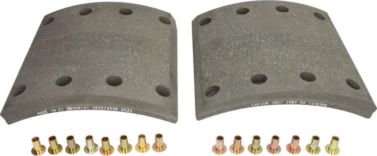 SAF 3 057 3966 00 — Zestaw szczęk hamulcowych