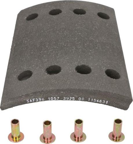 SAF 3 057 3924 00 — Zestaw szczęk hamulcowych