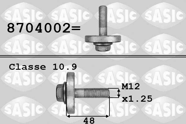 Sasic 8704002 — Śruba koła pasowego