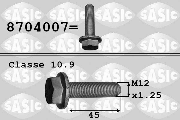 Sasic 8704007 — Śruba koła pasowego