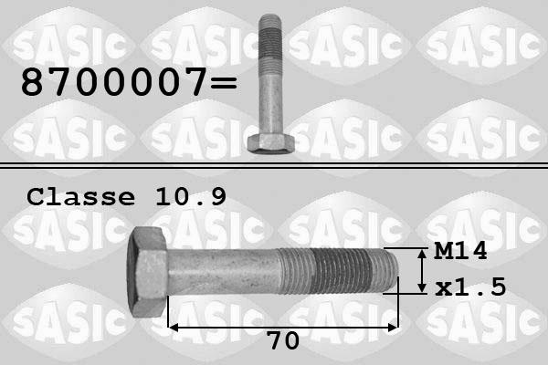 Sasic 8700007 — Śruba koła pasowego