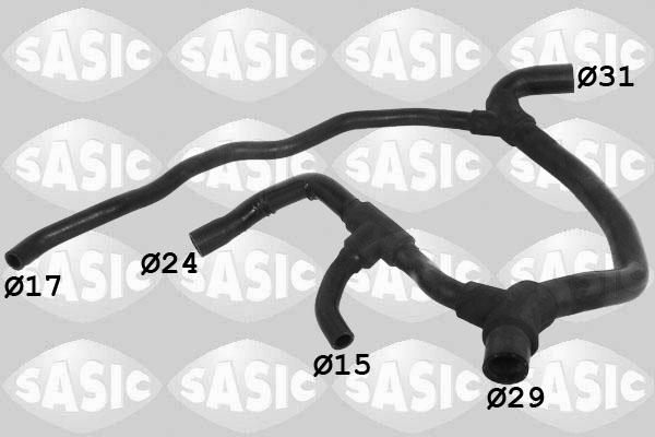 Sasic 3404003 — Przewód elastyczny chłodnicy