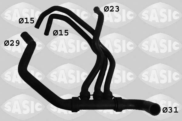Sasic 3404032 — Przewód elastyczny chłodnicy