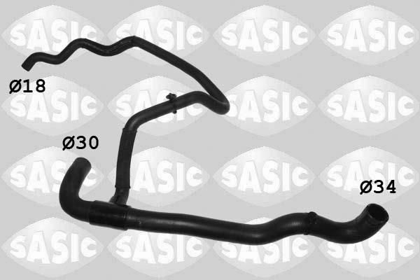 Sasic 3404210 — Przewód elastyczny chłodnicy