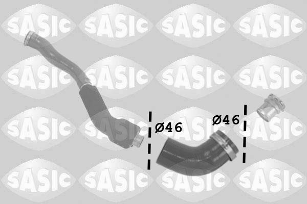 Sasic 3334042 — Przewód powietrza doładowującego