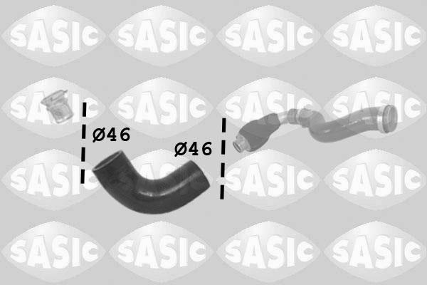 Sasic 3334038 — Przewód powietrza doładowującego