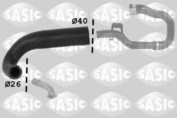Sasic 3336124 — Przewód powietrza doładowującego