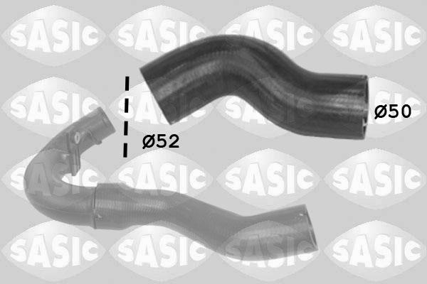 Sasic 3336205 - PRZEWÓD INTERCOOLERA FIAT DOBLO 1.3M-JET 10- WYLOT