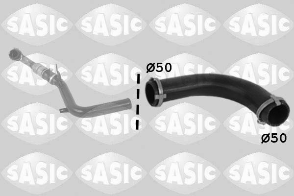 Sasic 3336229 - PRZEWÓD INTERCOOLERA FORD C-MAX-FOCUS II 2.0TDCI FI50