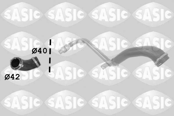Sasic 3336271 - PRZEWÓD INTERCOOLERA FORD 2.2TDCI WYLOT