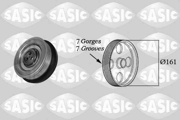 Sasic 2156057 — Koło pasowe, wał korbowy