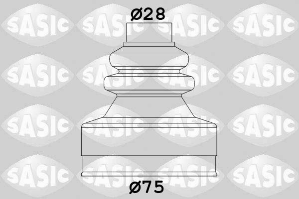 Sasic 2873773 — Osłona, wał napędowy