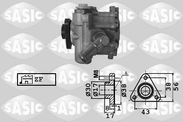 Sasic 7076049 — Pompa hydrauliczna, układ kierowniczy